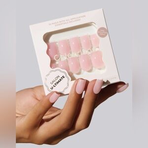 Celebritips Clean Pink Short Coffin Press-On Nails new in box